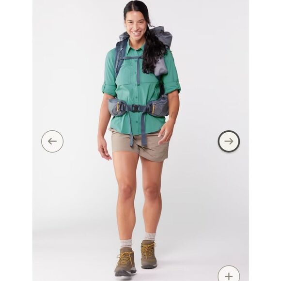 REI SAGE Blue Hiking Shirt Large - Picture 12 of 12